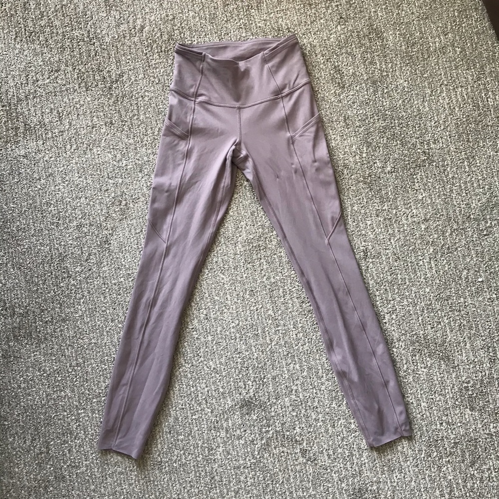 Lululemon fast and free leggings violet verbena